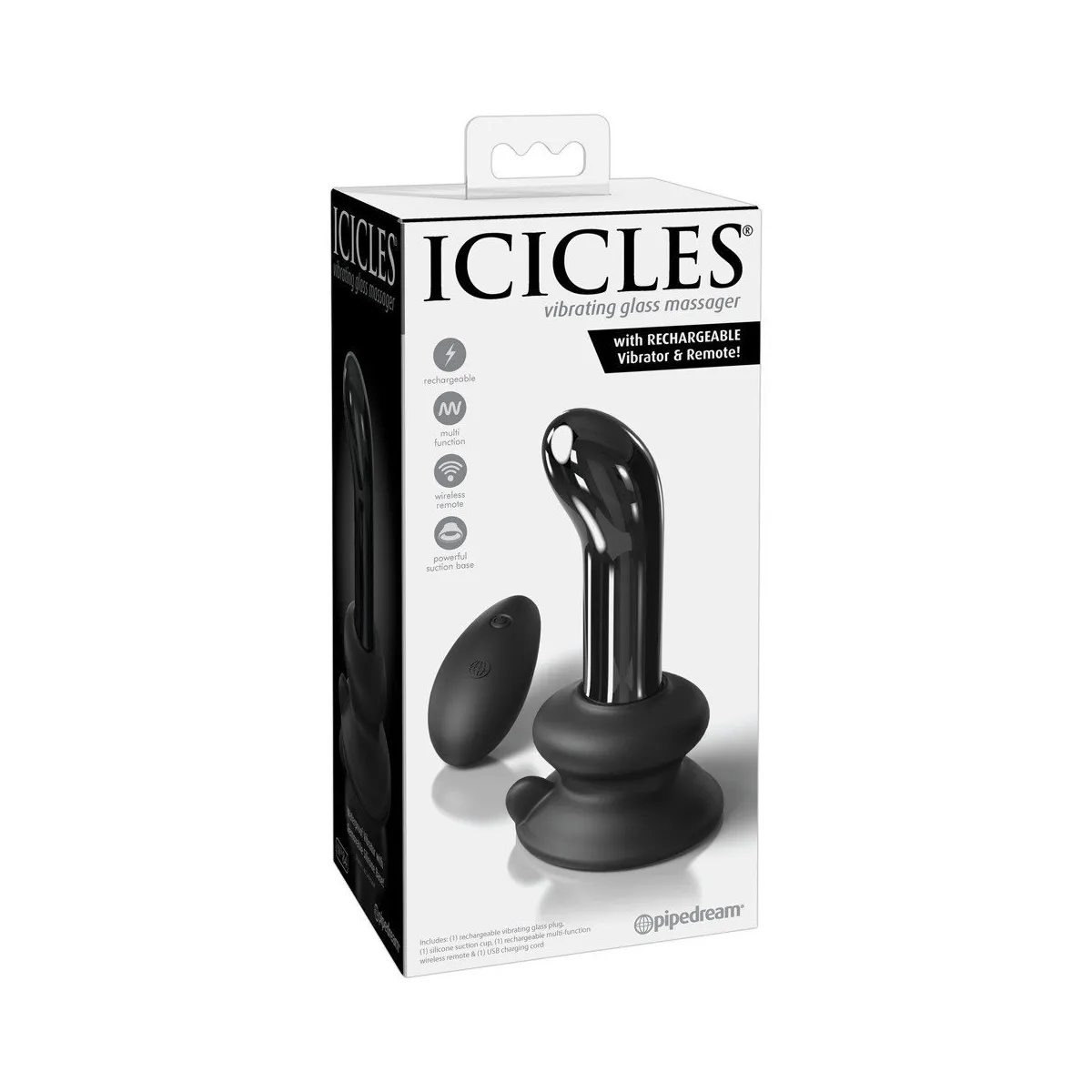 Vibrador curvo Icicles USB N°84