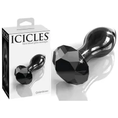 Black Glass Plug Icicles N°78