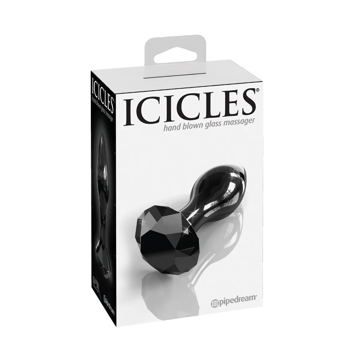 Black Glass Plug Icicles N°78