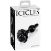 Black Glass Plug Icicles N°77