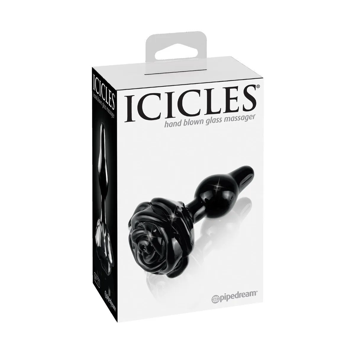 Black Glass Plug Icicles N°77