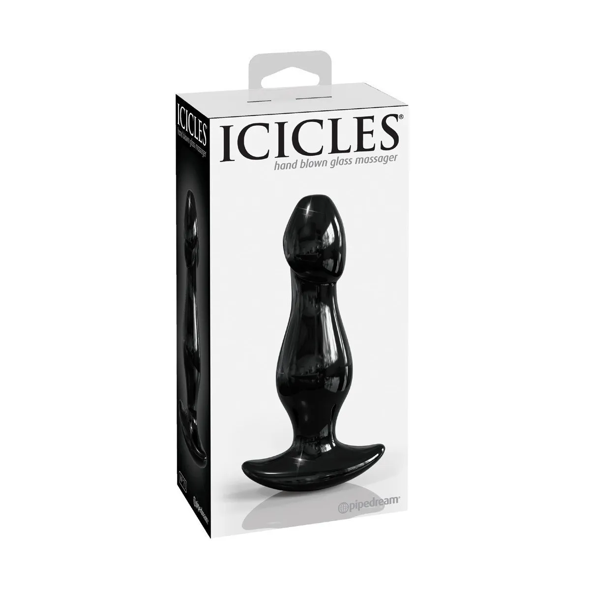 Plug En Verre Noir Icicles N°71