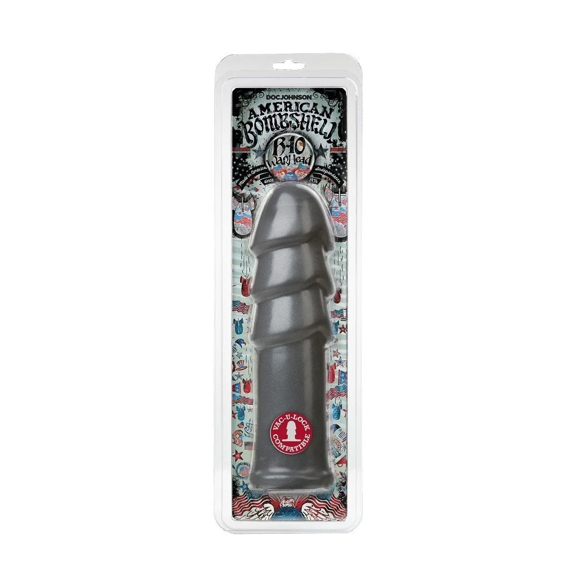 Consolador gigante American Bombshells B-10 Warhead - 26 cm