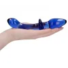 Double Glass Dildo Chrystalino Double Blue