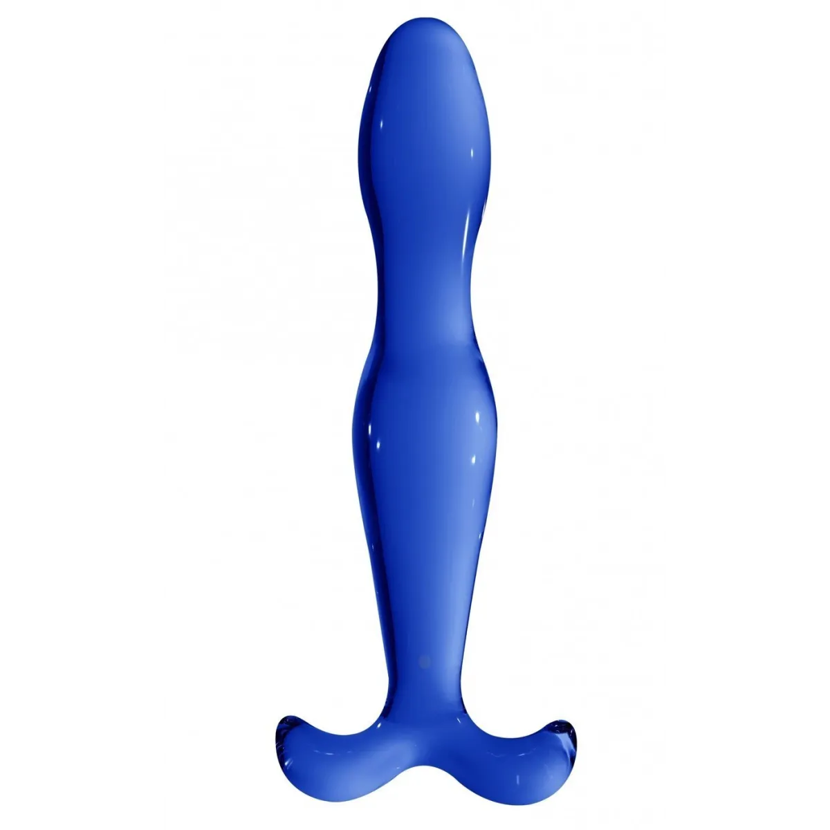 Vidro Dildo Chrystalino Elegance Azul