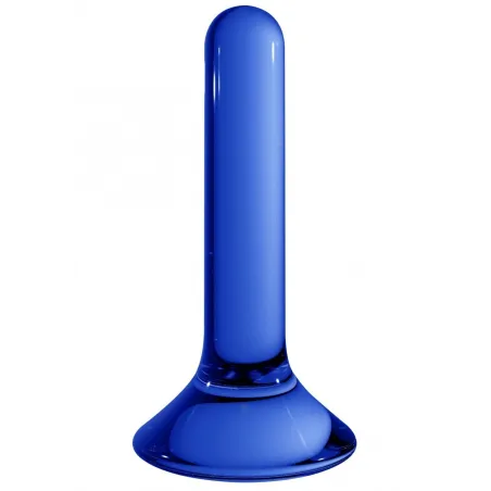 Anal plug em vidro Chrystalino Blue pinheiro