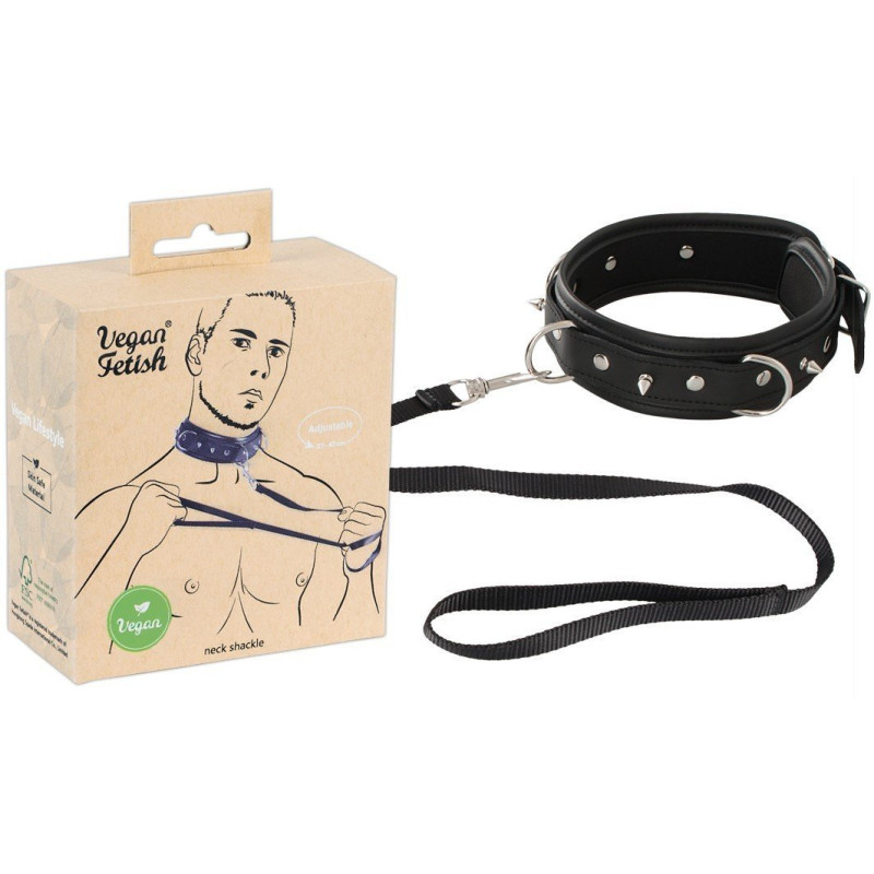 Vegan necklace and leash