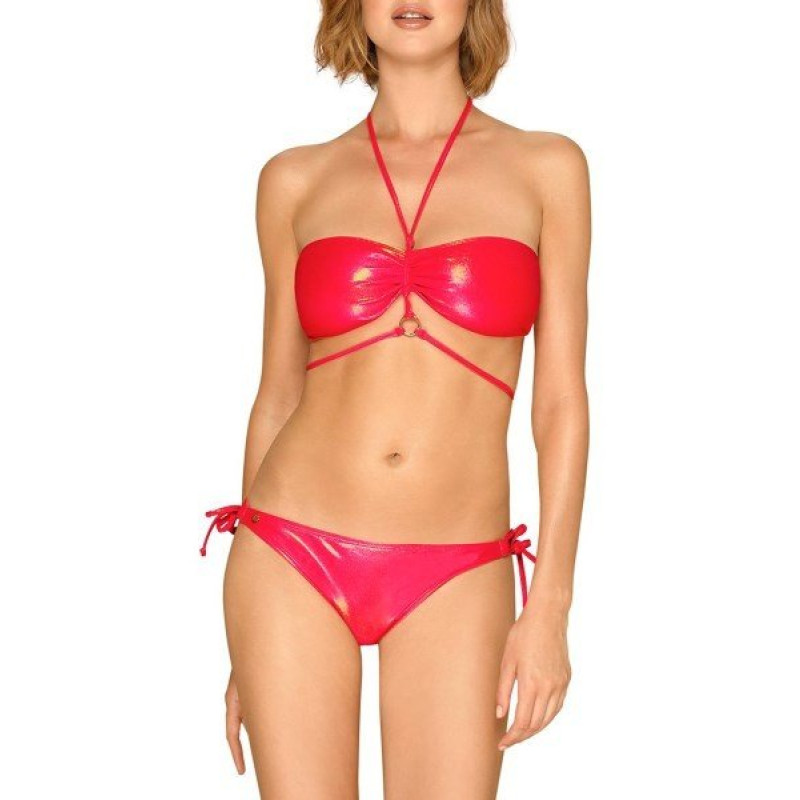Bikini Sexy Rouge Brillant Coralya