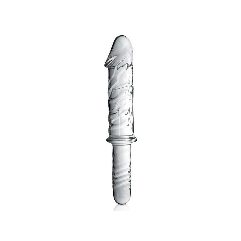 Consolador de vidrio 12 juguetes transparentes y brillantes