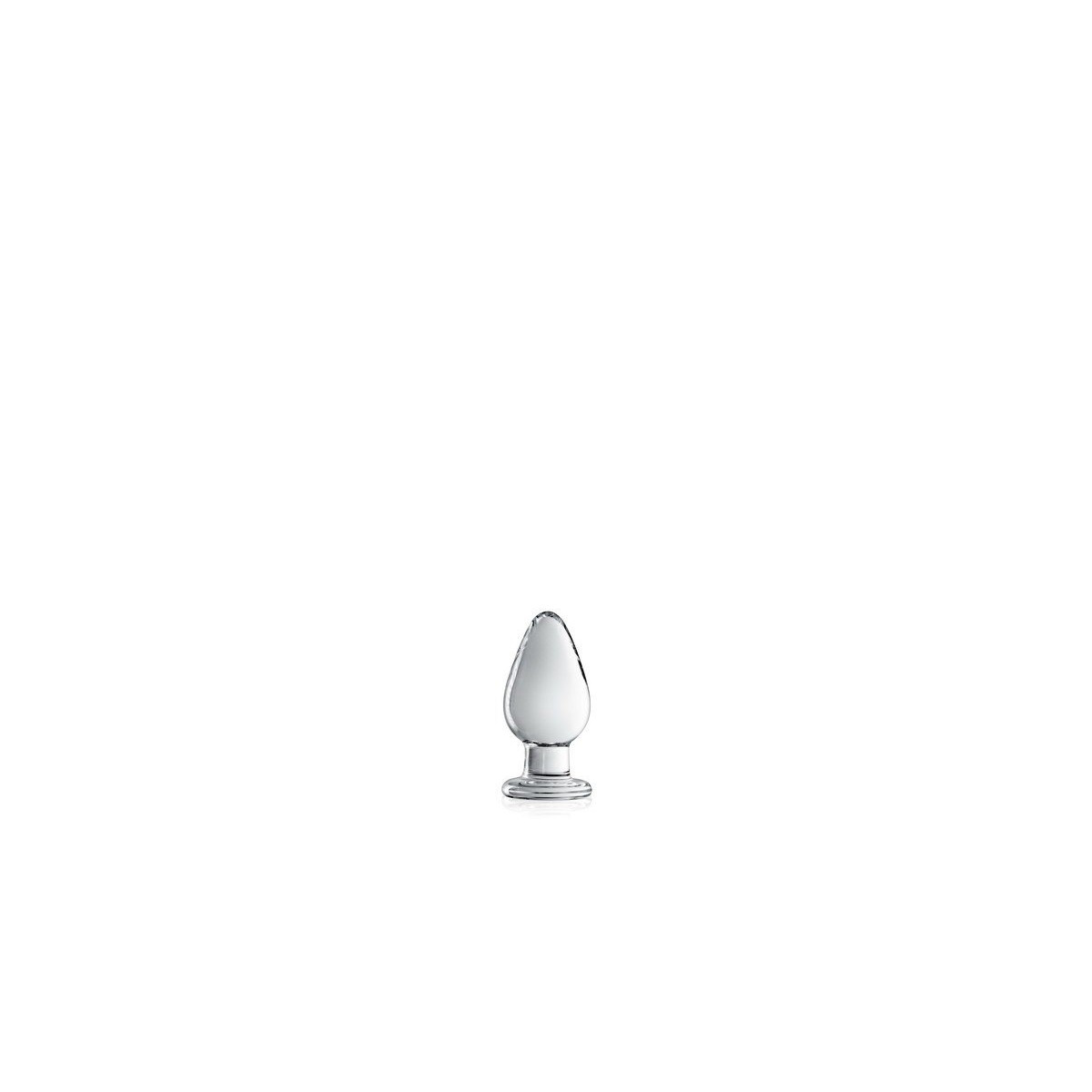 Glass Plug 25 Clear Glossy Toys