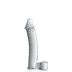 Dildo de vidro 15 brinquedos brilhantes claros