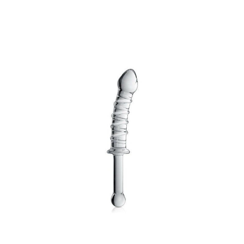 Dildo de vidro 16 brinquedos brilhantes claros