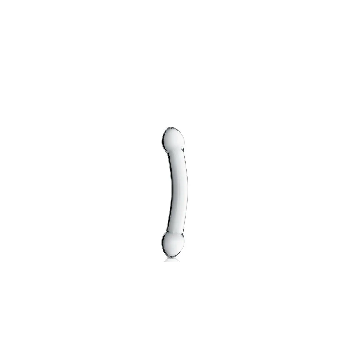 Dildo de vidro 7 brinquedos brilhantes claros