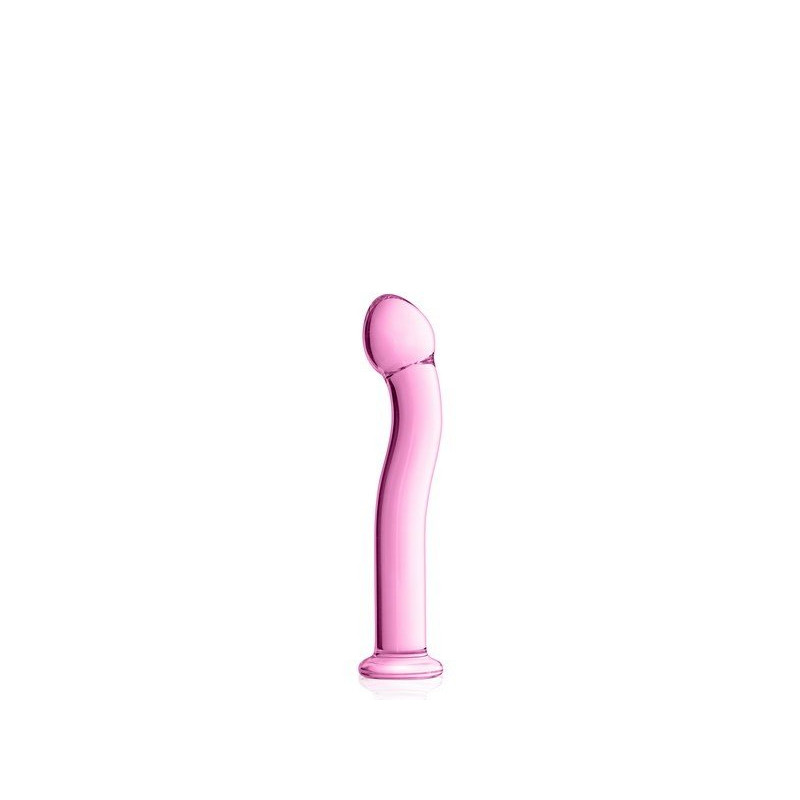 Consolador de vidrio 27 Pink Glossy Toys