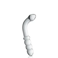 Vidro Dildo 8 Brinquedos Brilhantes Claros