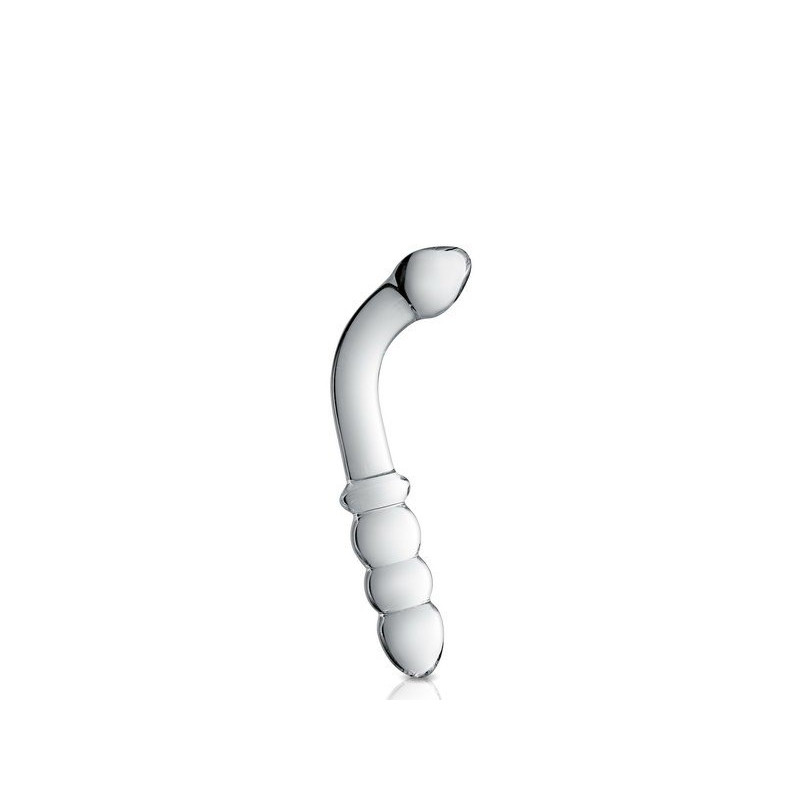 Consolador de vidrio 8 juguetes transparentes y brillantes