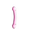 Vidro Dildo 7 Brinquedos Brilhantes Rosa