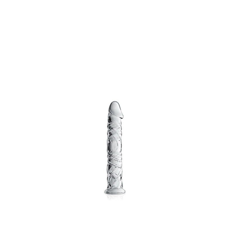 Glass Dildo 4 Clear Glossy Toys  