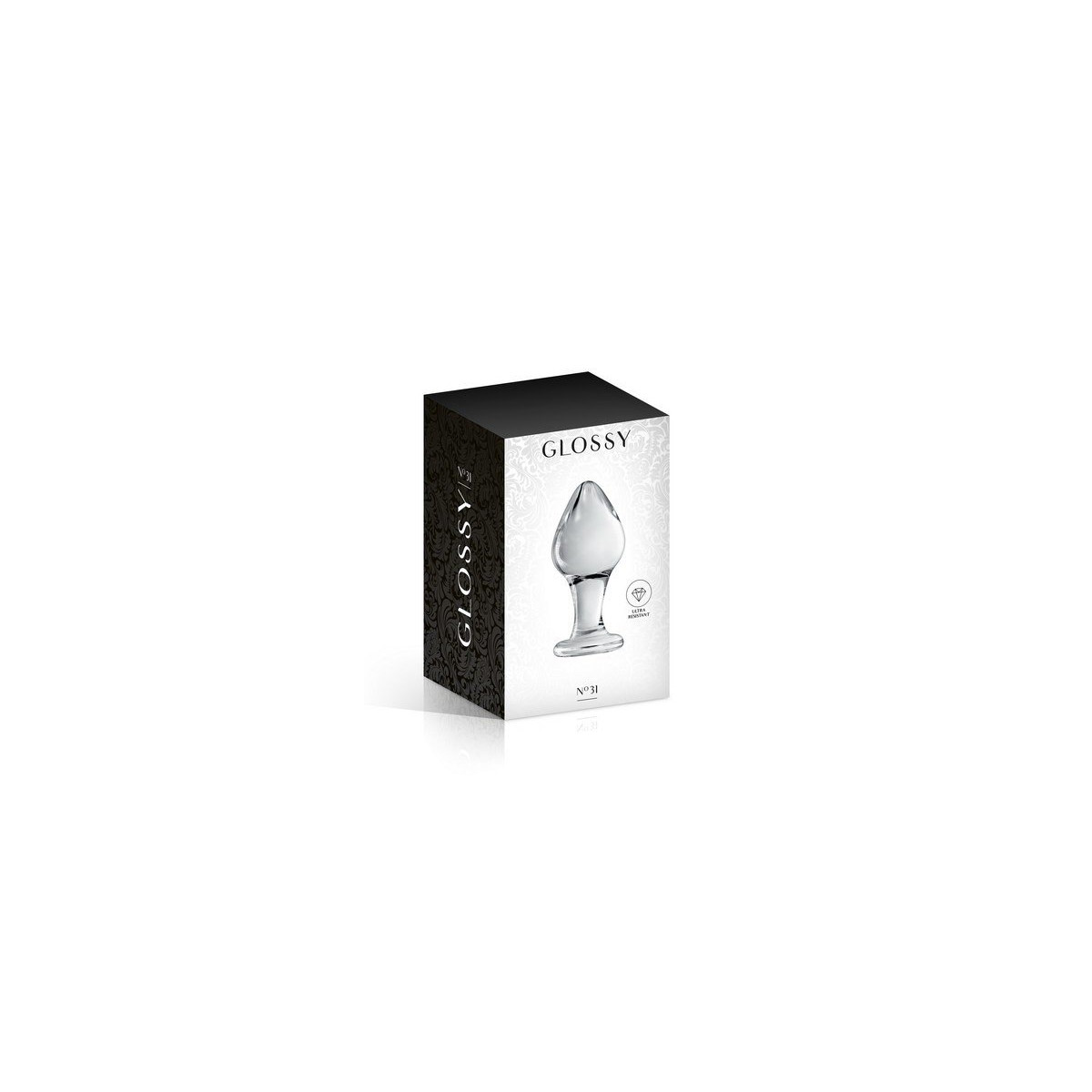 Glass Plug 31 Clear Glossy Toys