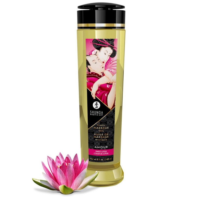 Huile De Massage Erotique Amour / Coeur De Lotus  