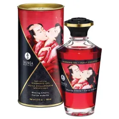 Huile Chauffante Aphrodisiaque - Cerise Ardente