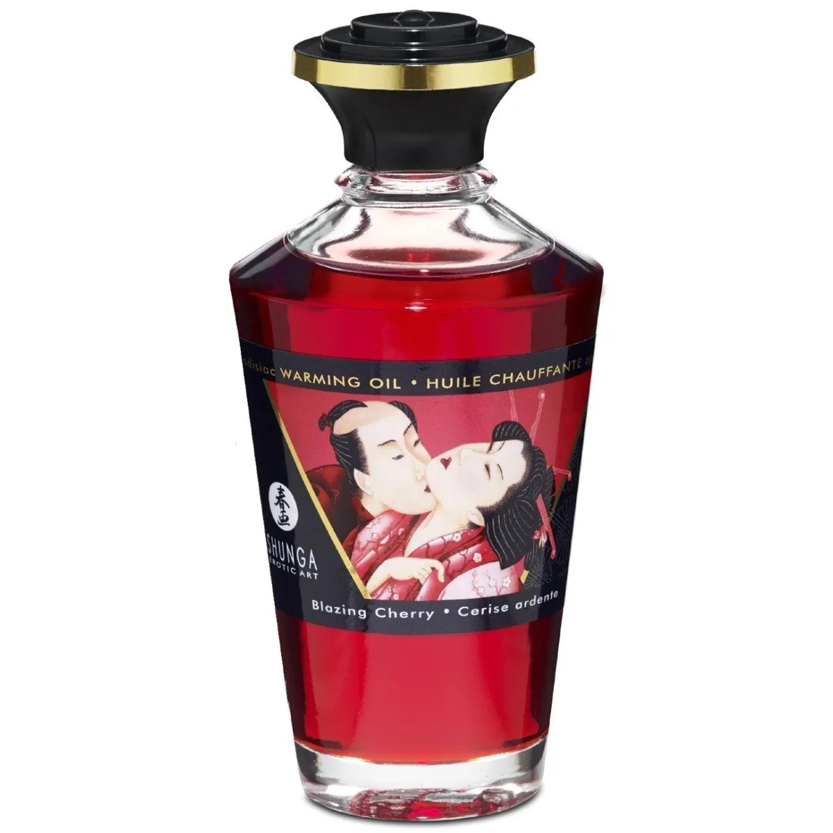 Huile Chauffante Aphrodisiaque - Cerise Ardente