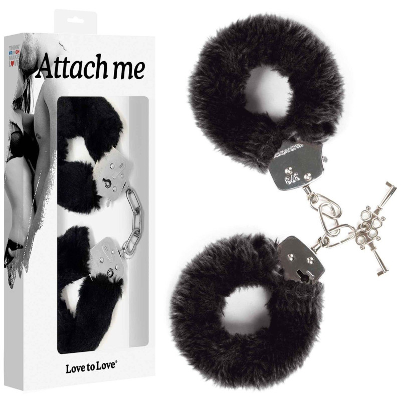 Attach Me Menottes Noir    