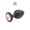 Cloud Silicone Plug Black+Jewel L