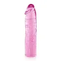 Consolador recto Pink Clear Jelly
