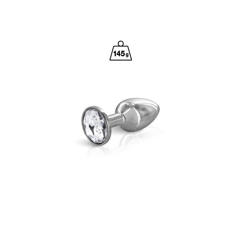 Dream Plug Silver+Jewel Clear S