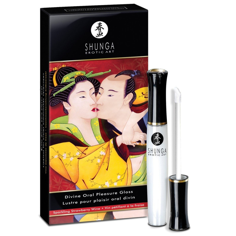 Gloss Shunga Plaisir Oral Divin Fraise 10 ml  
