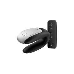 Conectado USB Vibrator Double Fun Black