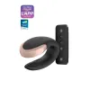 Connected USB Vibrator Double Love Black