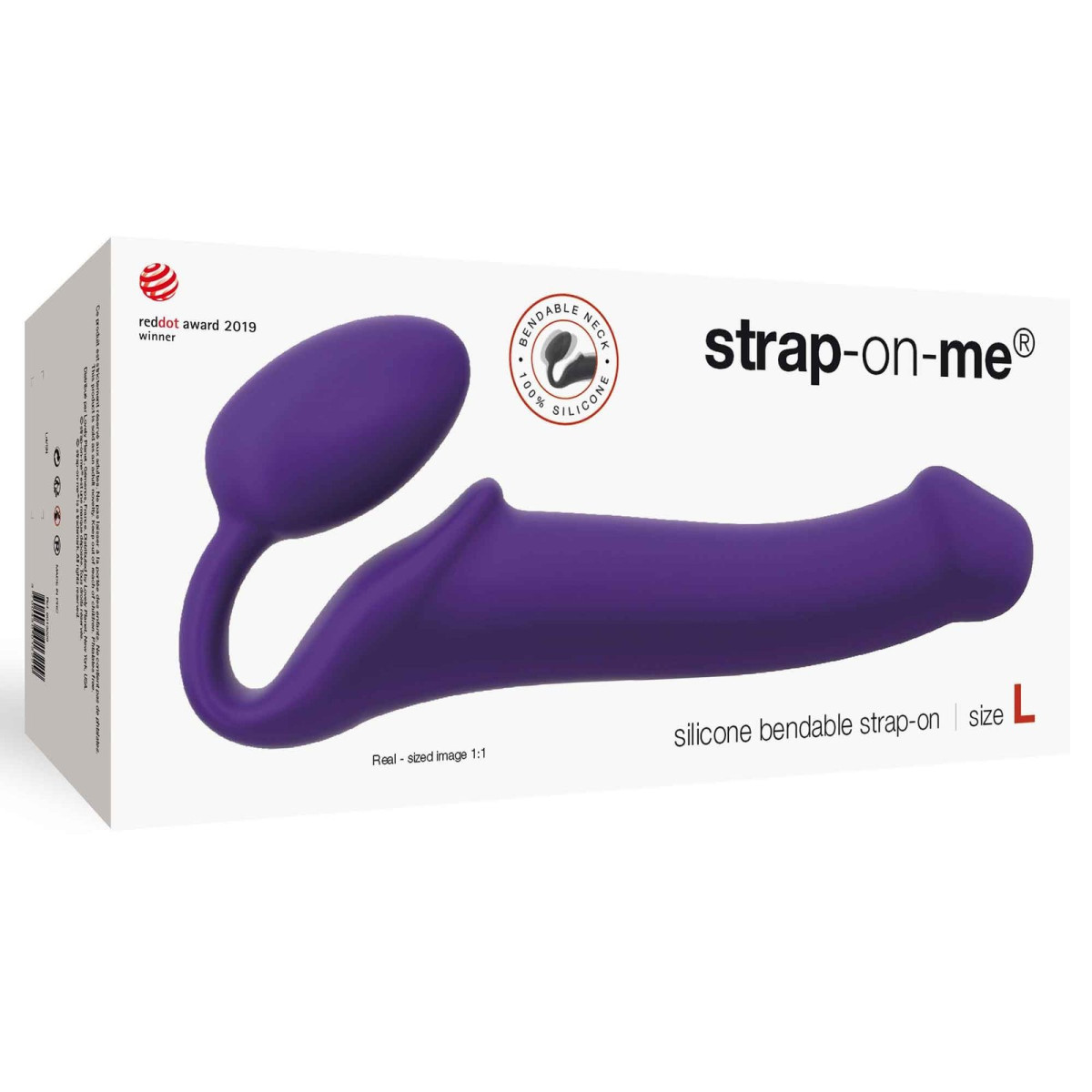 Strap-on Não-vibrando Tamanho Roxo L