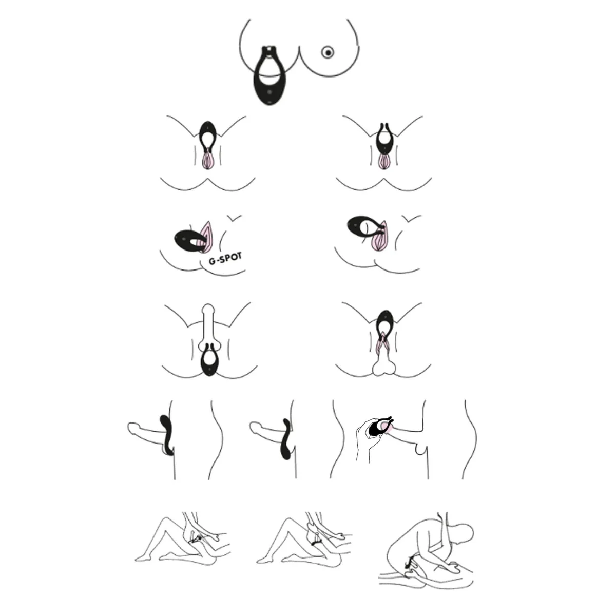 Vibromasseur pour femme ou homme Endless Joy rose