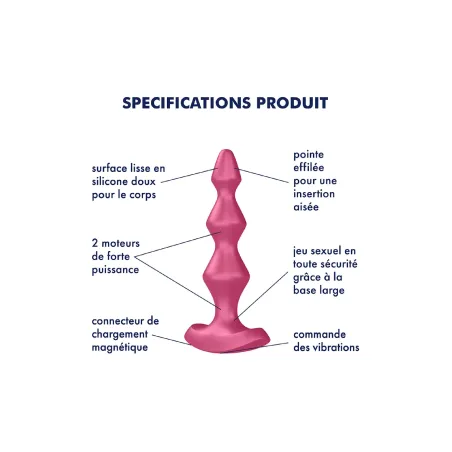 Velas anais vibrando diamantes rosa Lolli 1 Satisfyer