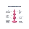Tapón anal vibratorio diamantes rosa Lolli 1 Satisfyer