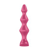 Tapón anal vibratorio diamantes rosa Lolli 1 Satisfyer