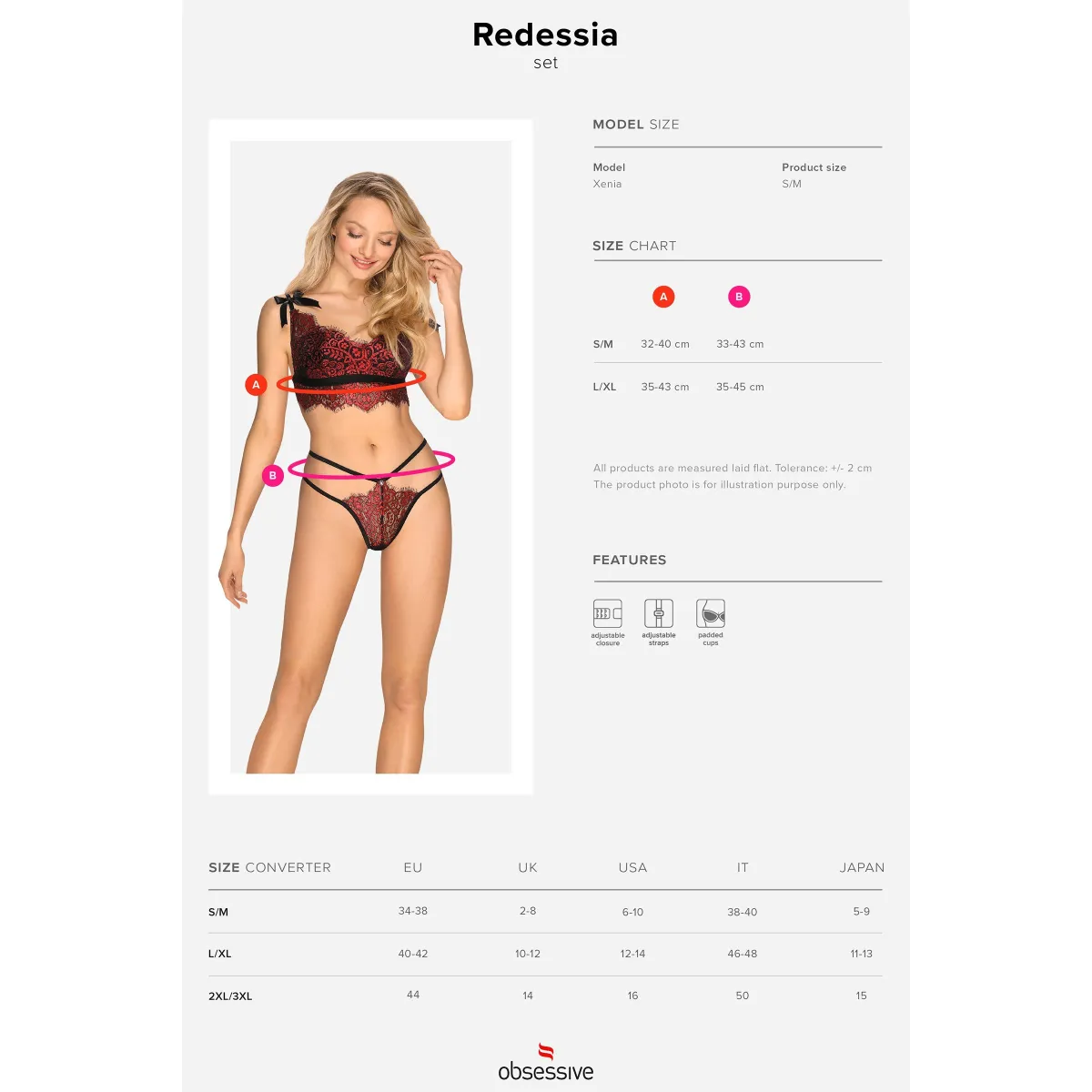 Conjunto 2 peças Redessia