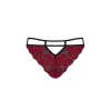Tanga en dentelle rouge Sugestina
