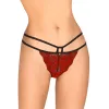 Tanga en dentelle rouge Sugestina
