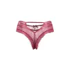 Tanga burgundy lace Paris Hollywood