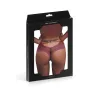 Tanga burgundy lace Paris Hollywood