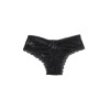 Black tanga in fine lace Paris Hollywood