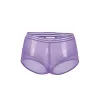 Culotte haute violette sexy fine maille