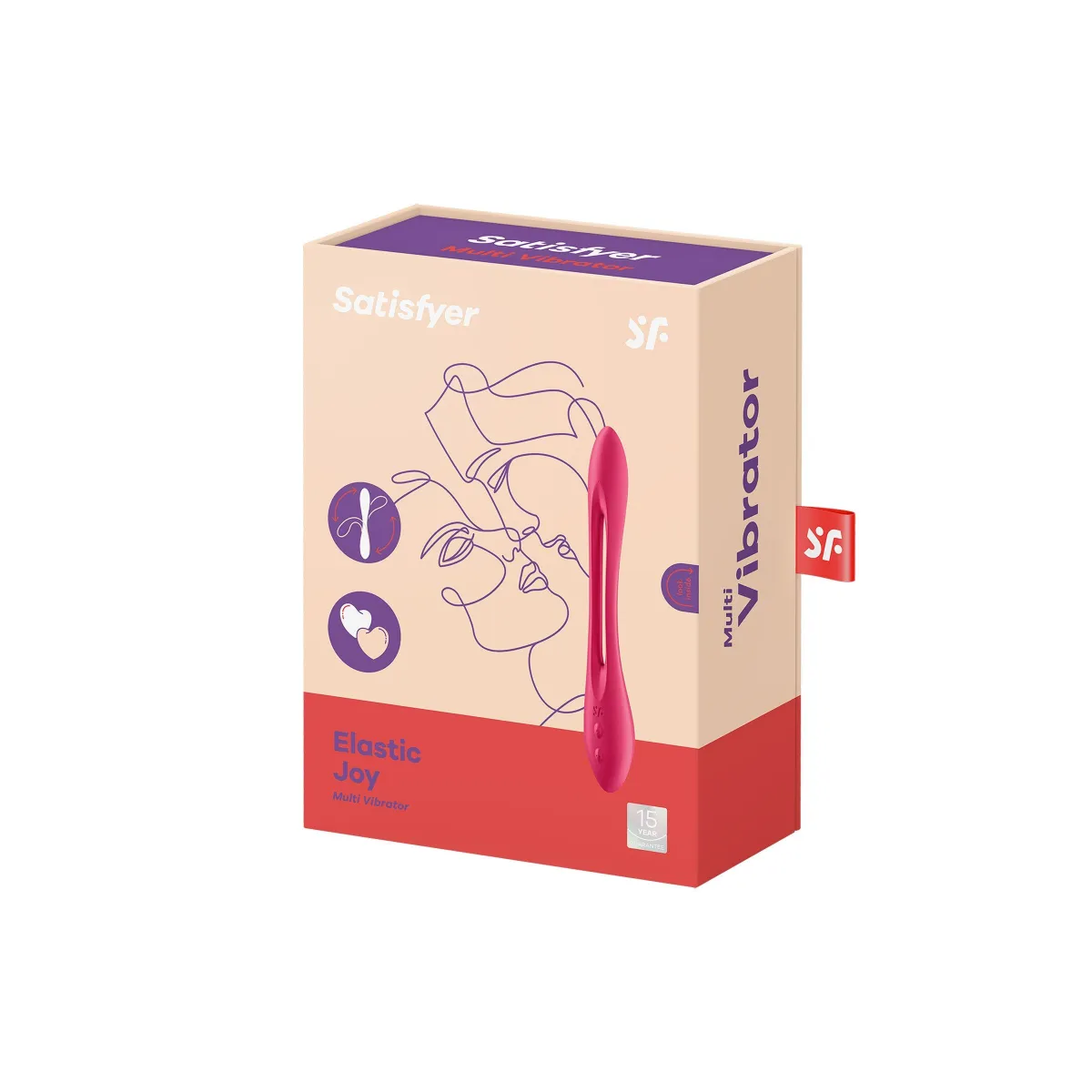 Elastic Joy, Vibromasseur Pour Couple Multi Usage