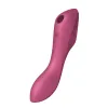 Estimulador clitoral Curvilínea 3 + Vermelho