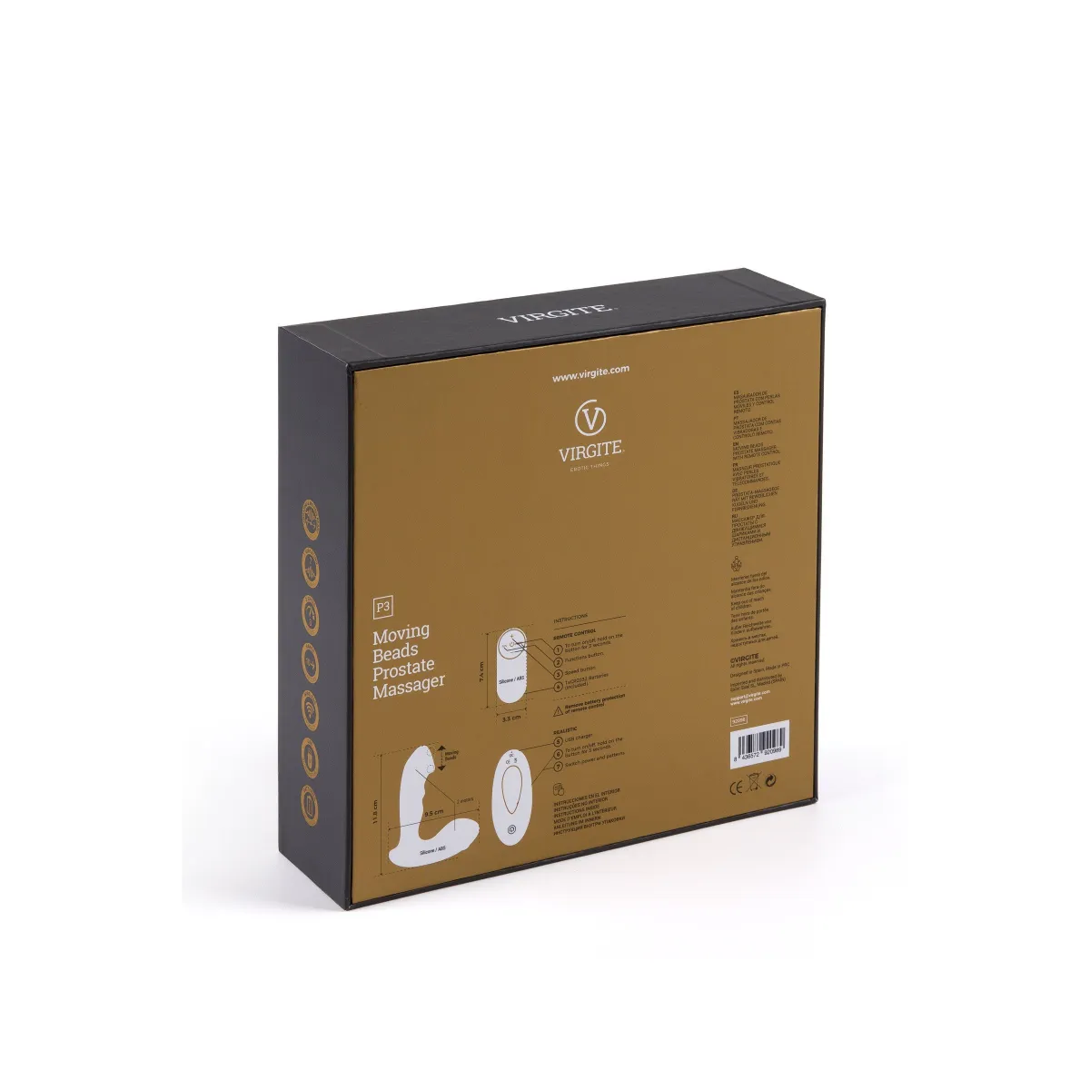 Stimulateur de prostate va-et-vient USB