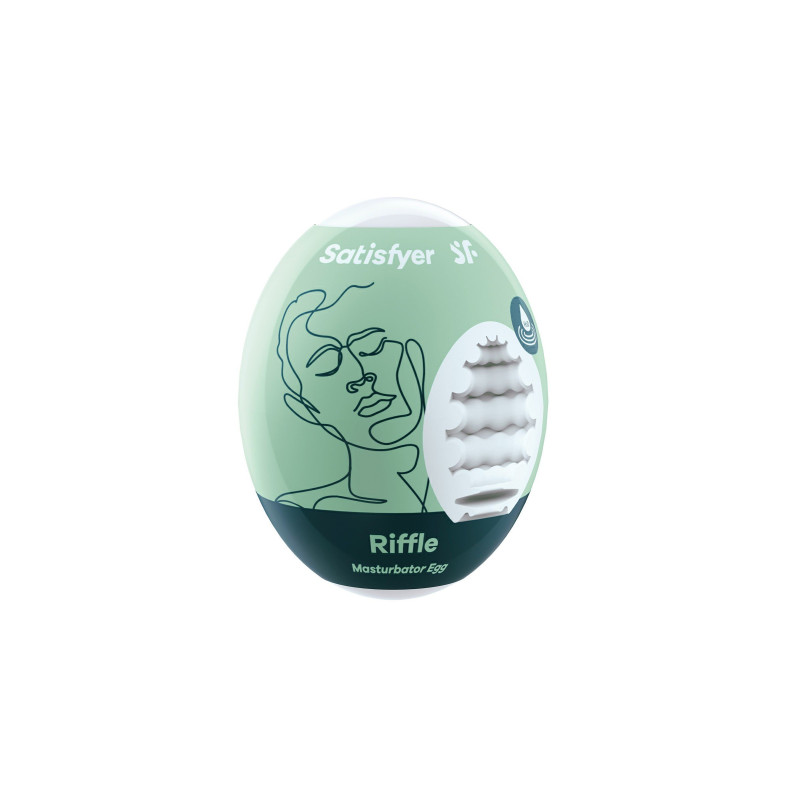 Masturbador de ovos com satisfyer de ondas