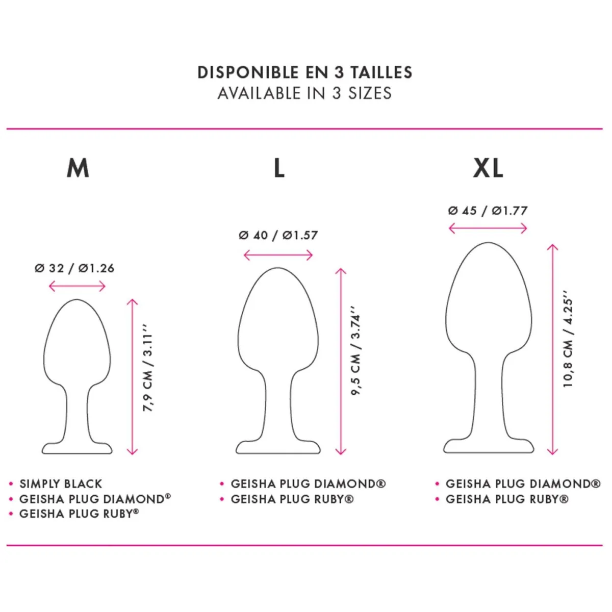 Geisha Plug Diamond Xl